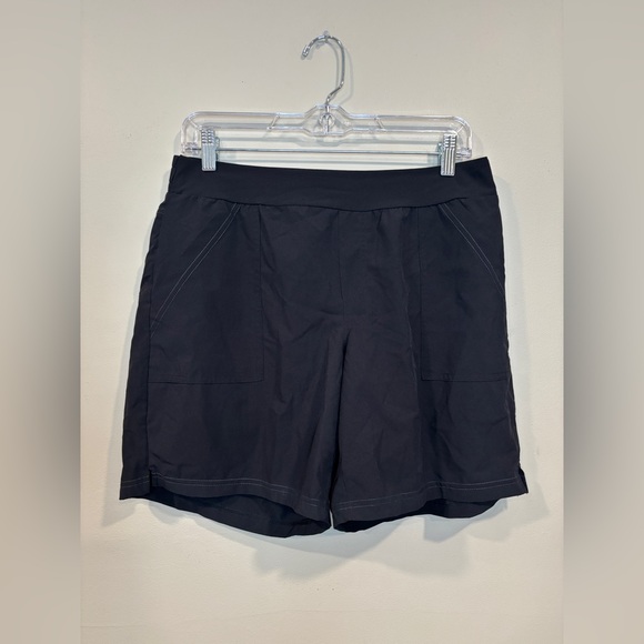 Avalanche Women's Shorts Black Hiking Outdoor Elastic Waist Pockets Size M - Picture 1 of 9